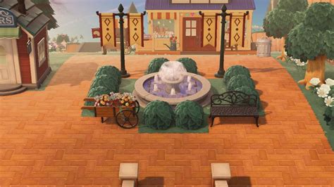 animal crossing new horizons plaza.